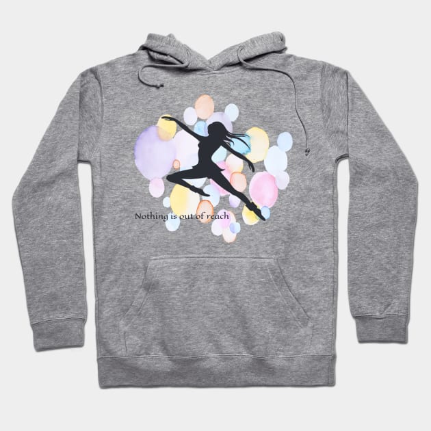 colorful dance design Hoodie by Dancespread